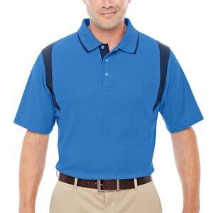 Devon & Jones Men's DRYTEC20 Performance Colorblock Polo Shirt DG180 Size Small